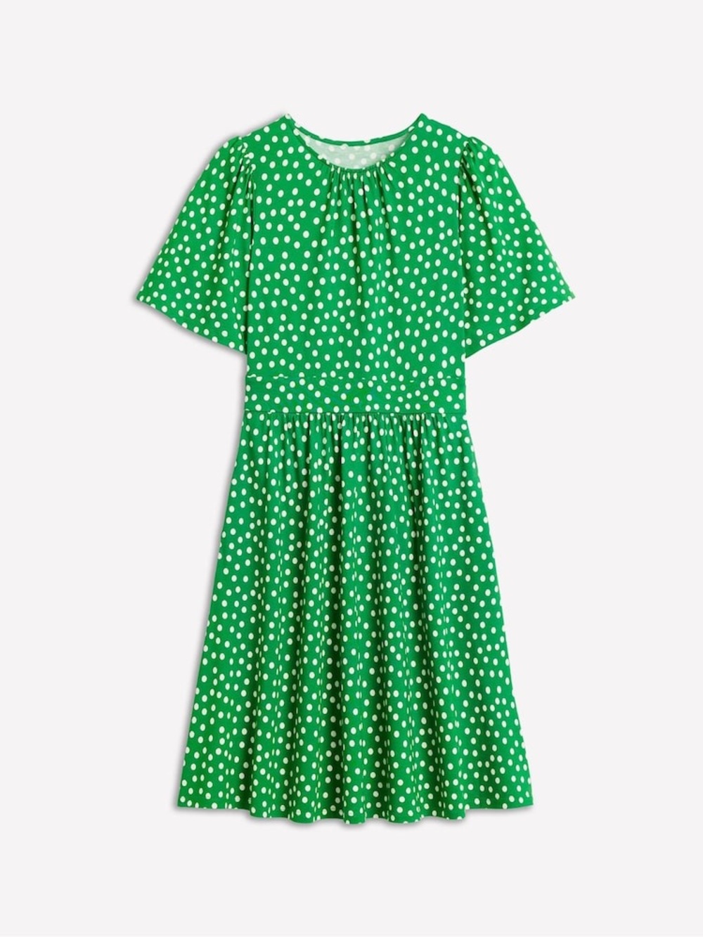 New Boden Sz 8P Green Louisa Short Jersey Dress - Picture 3 of 6
